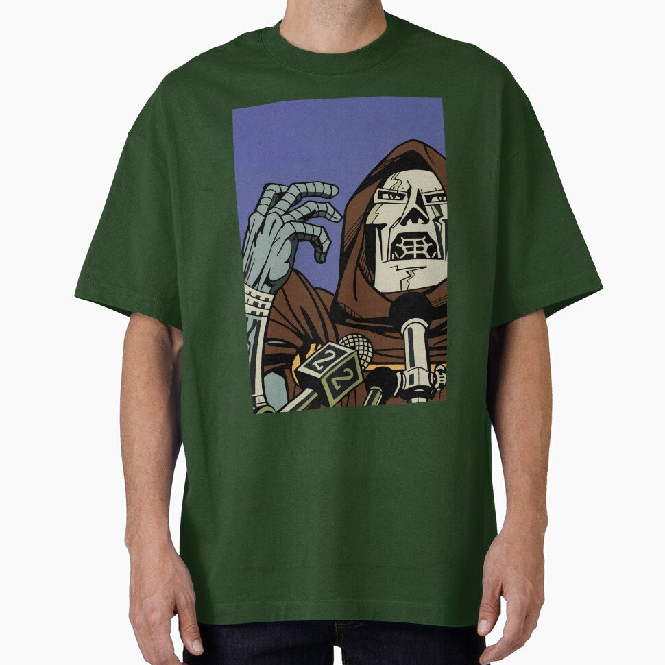 DOOM! Comic Book Supervillain Pop Art Classic Graphic Shirt