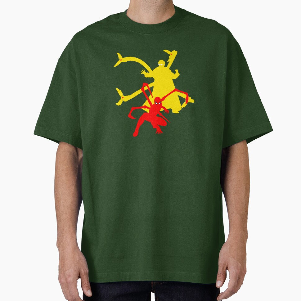 Doc Octopus and Iron Spider Casual Print T-Shirt