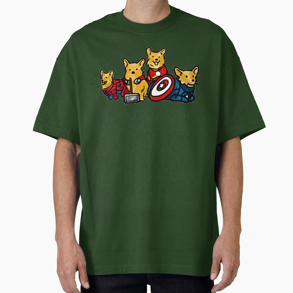 Corgs Assemble Graphic T-Shirt