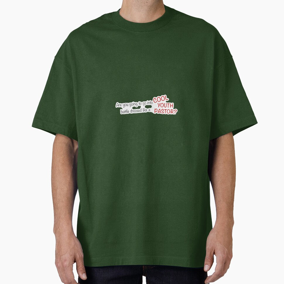 Are you going to go into battle dressed like a cool you pastor? Casual Print T-Shirt