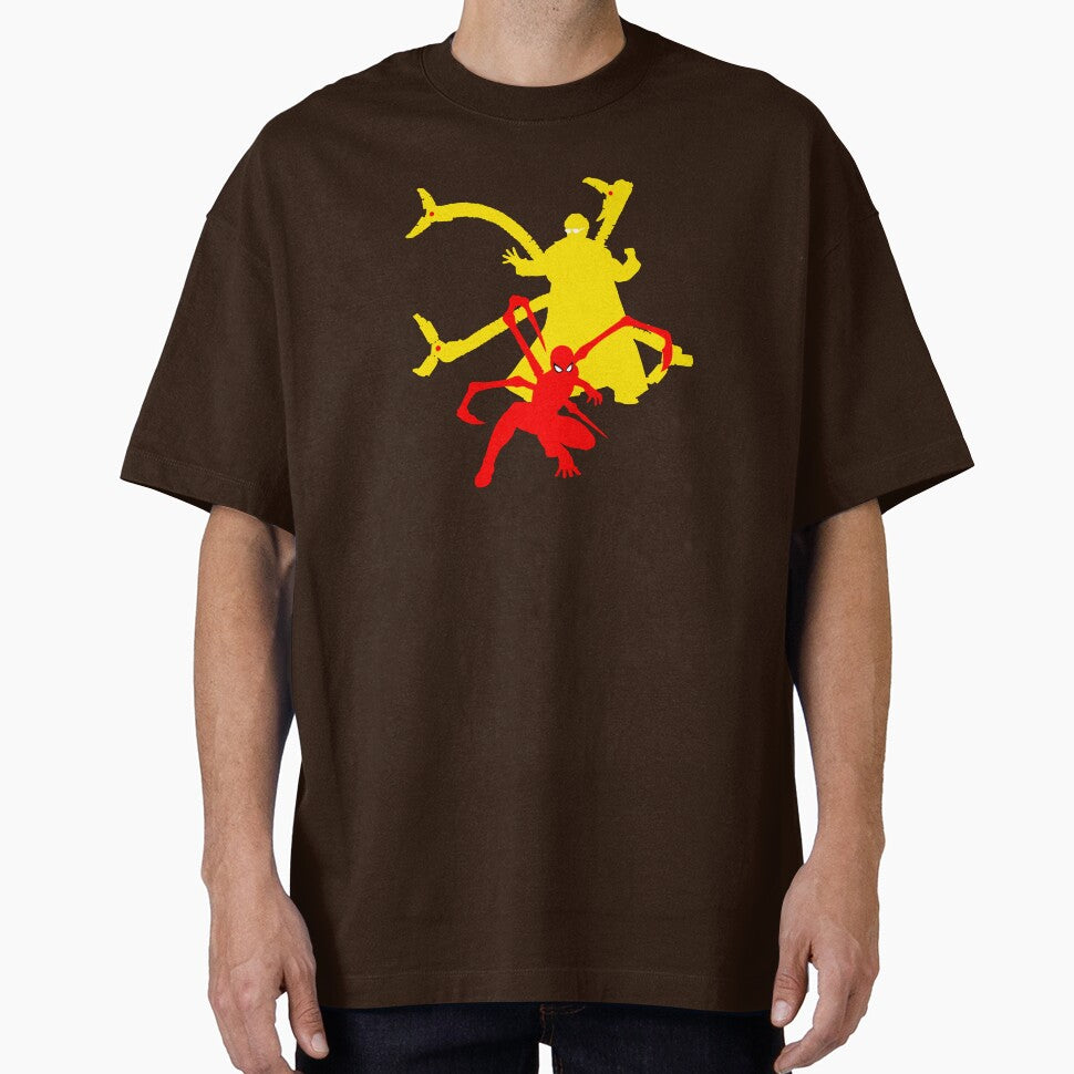 Doc Octopus and Iron Spider Casual Print T-Shirt
