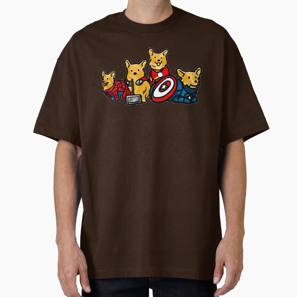 Corgs Assemble Graphic T-Shirt