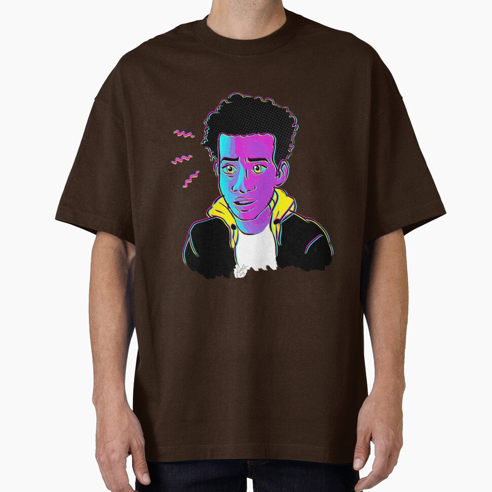 Cmyk Miles Morales Casual Print T-Shirt