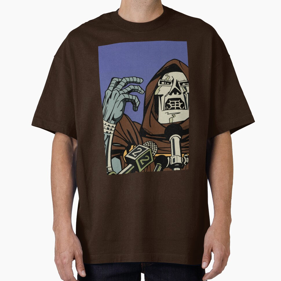 DOOM! Comic Book Supervillain Pop Art Classic Graphic Shirt