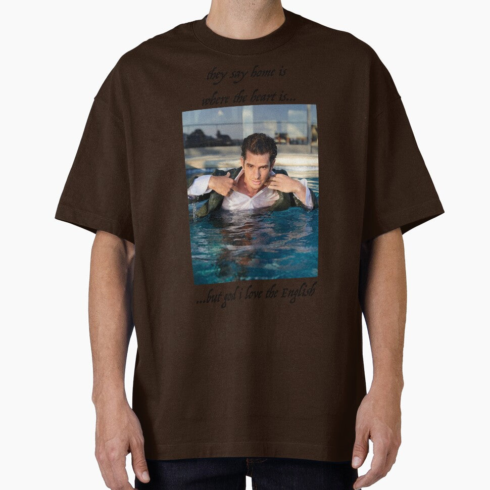 Andrew Garfield Photoshoot Casual Print T-Shirt