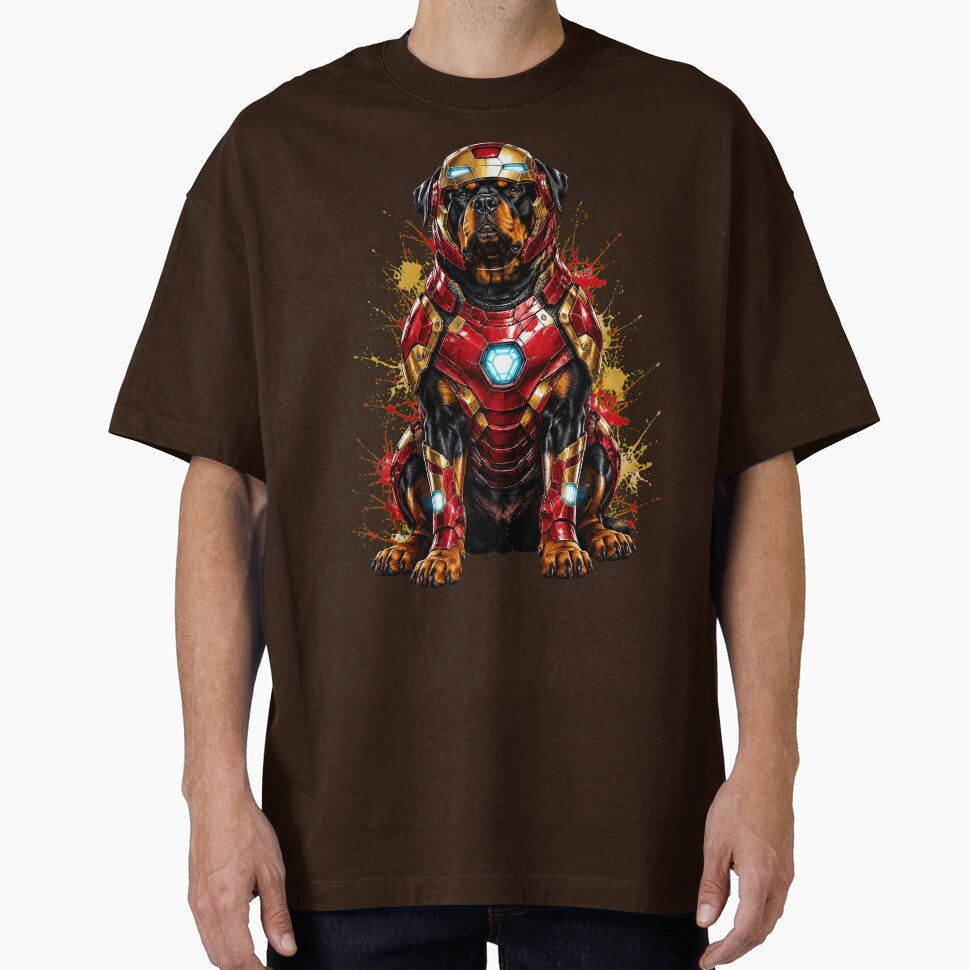 Dog Iron Casual Print T-Shirt