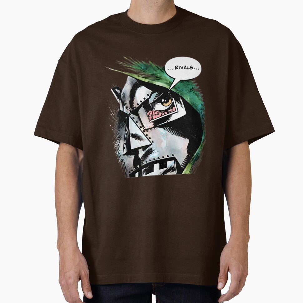 Dr Doom Marvel Villain Graphic Illustration | ????? Casual Print T-Shirt