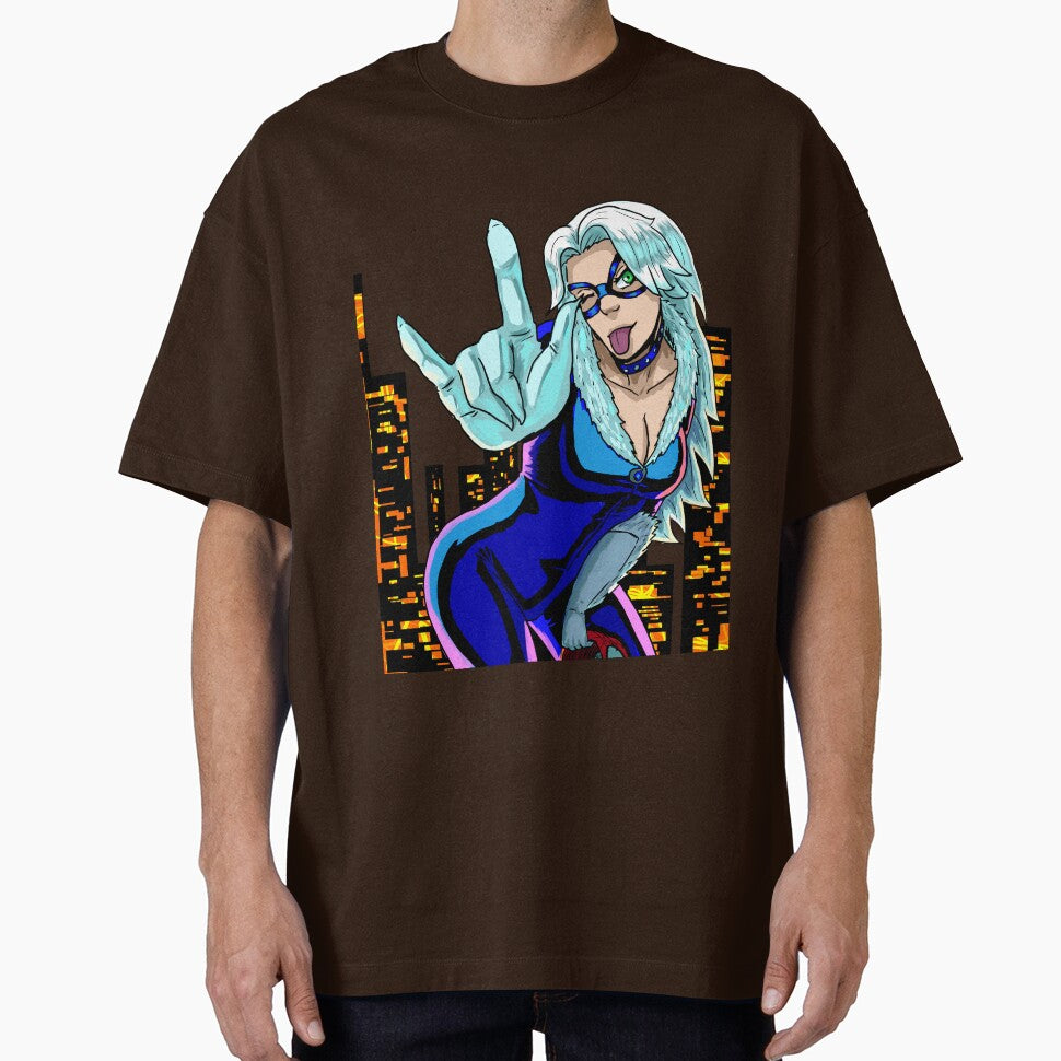 BLACK CAT Retro Style Tee
