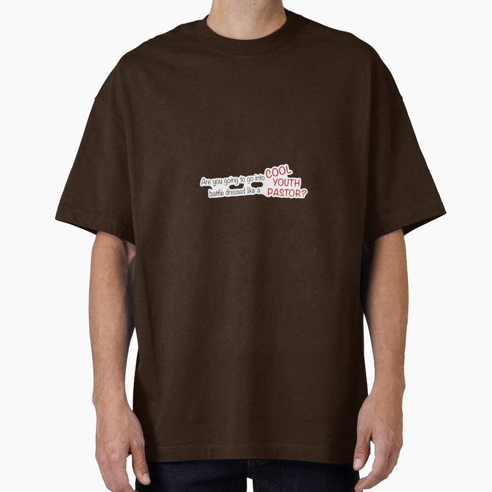 Are you going to go into battle dressed like a cool you pastor? Casual Print T-Shirt