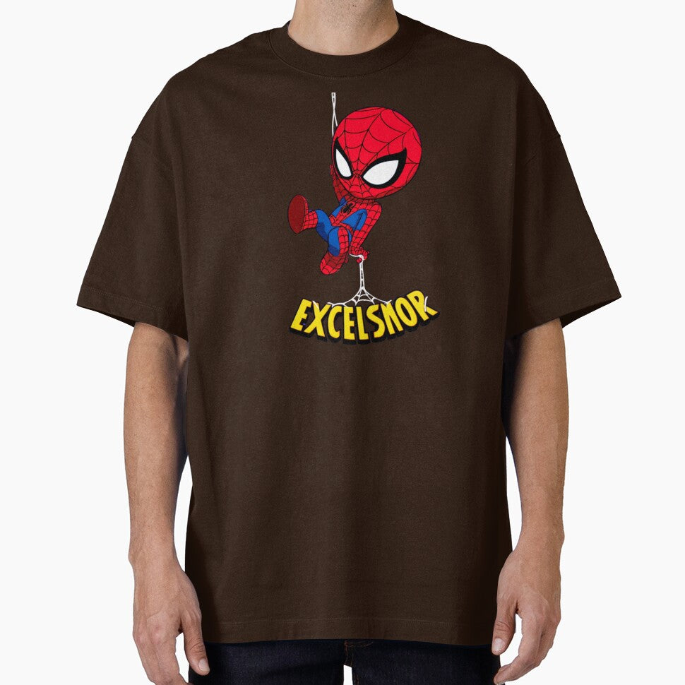 Chibi Spiderman Casual Print T-Shirt