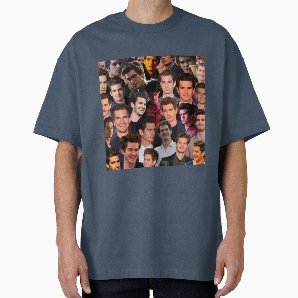 andrew garfield collage Casual Print T-Shirt