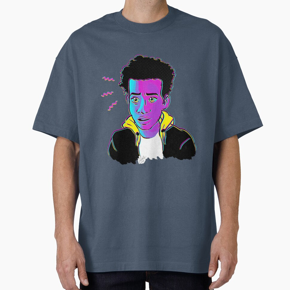 Cmyk Miles Morales Casual Print T-Shirt