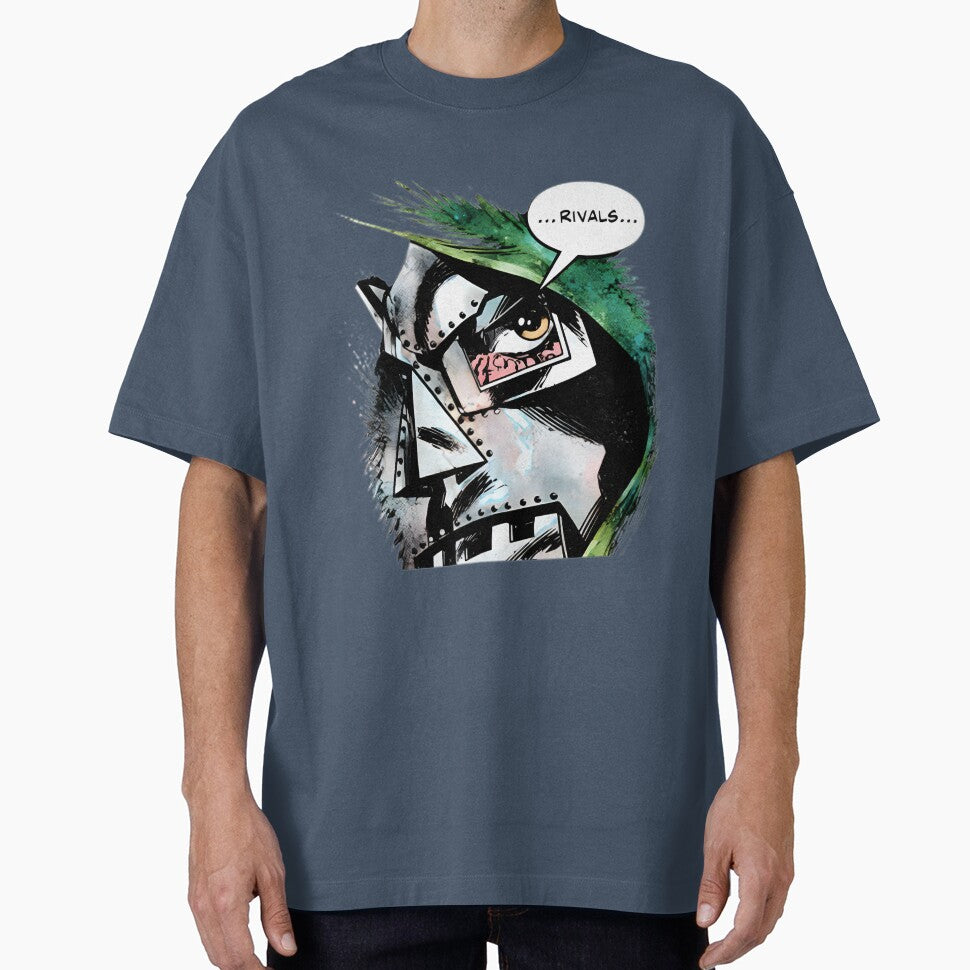Dr Doom Marvel Villain Graphic Illustration | ????? Casual Print T-Shirt