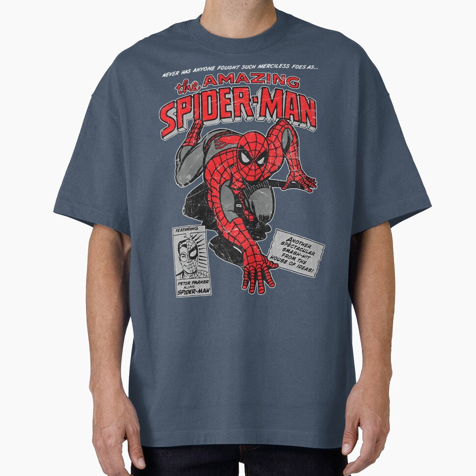 Amazing Web Hero Vintage Comic Style Action Superhero Retro Classic T Shirt Retro Style Tee
