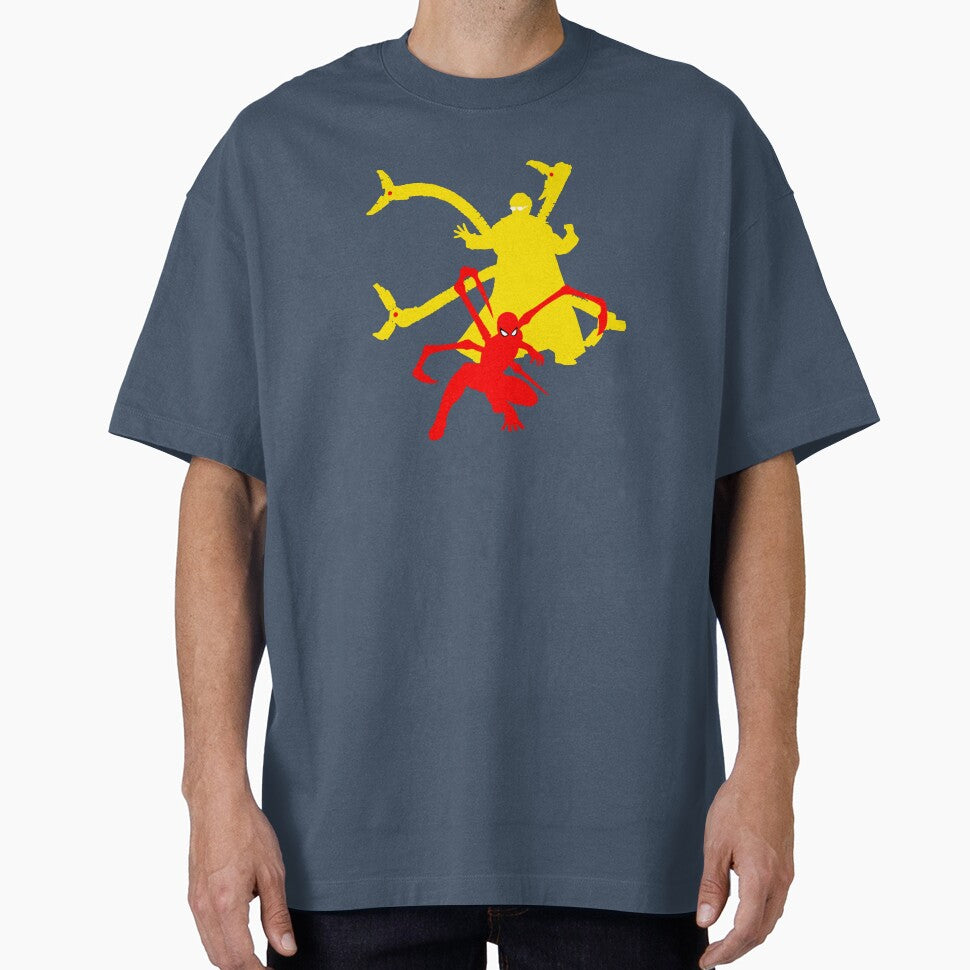 Doc Octopus and Iron Spider Casual Print T-Shirt