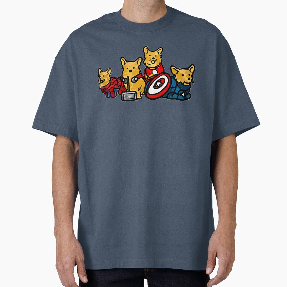 Corgs Assemble Graphic T-Shirt