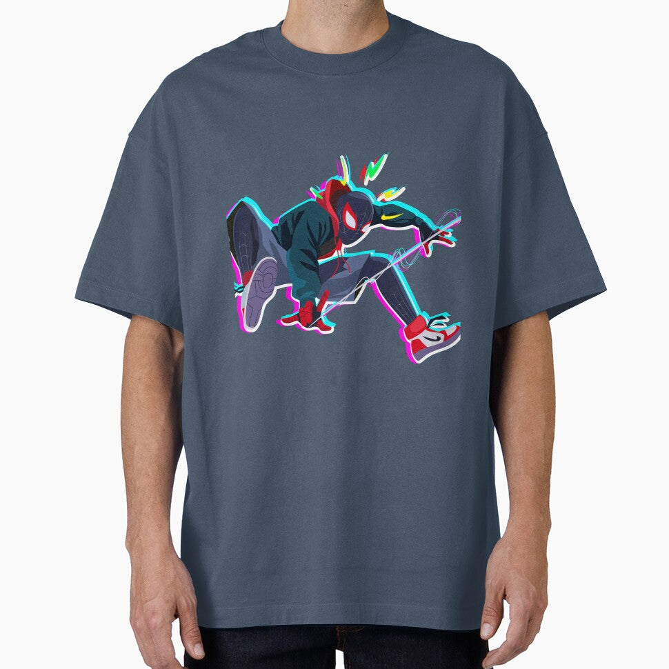 Copy of Web Hero Comic Strip Design | Modern Superhero Banner Art | Bold Red Blue Cartoon Action Panels Everyday Graphic Tee