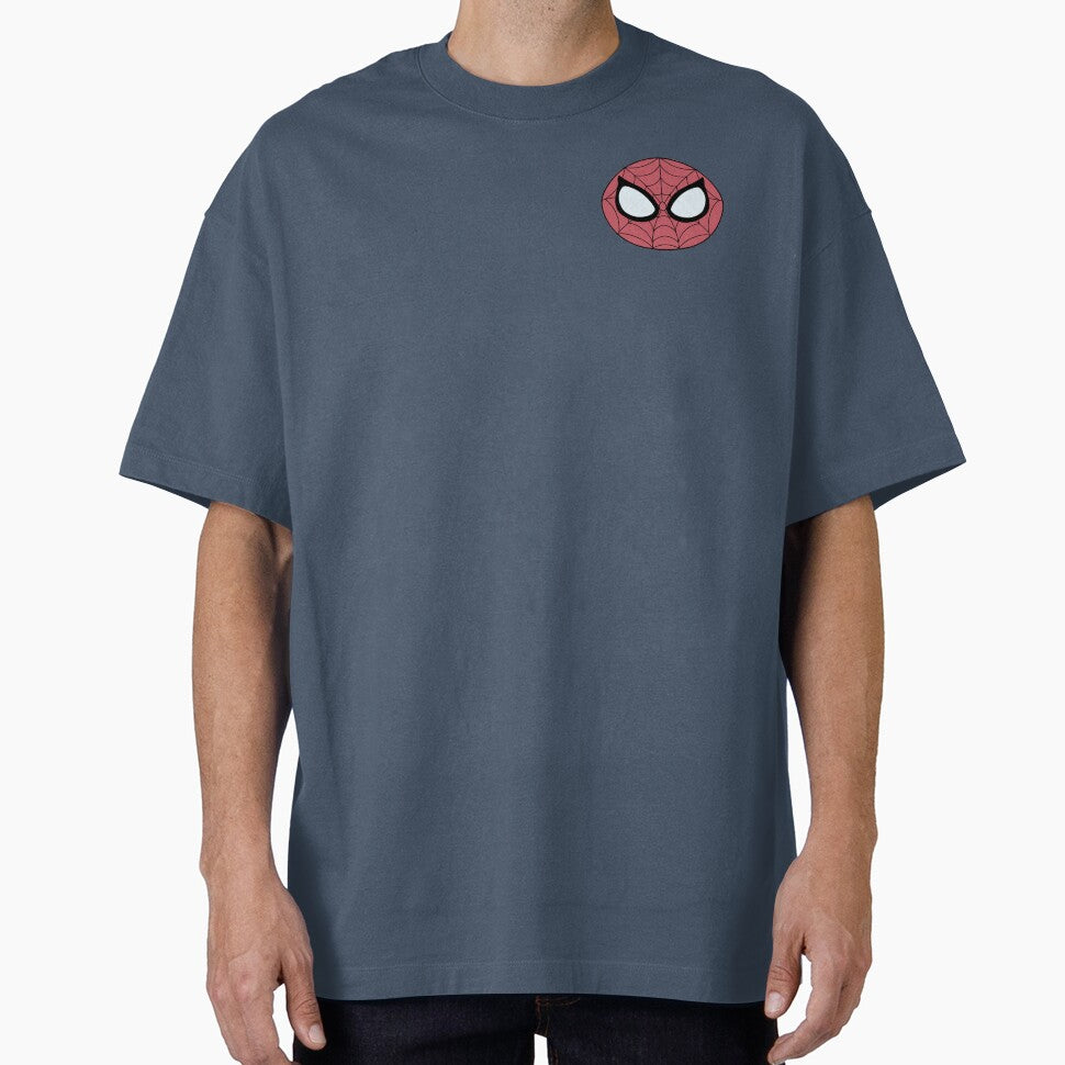 2. Children's Minimalist Spider-Man, Peter Parker, Marvel Comics, Blue Fan Art Vintage-Inspired T-Shirt