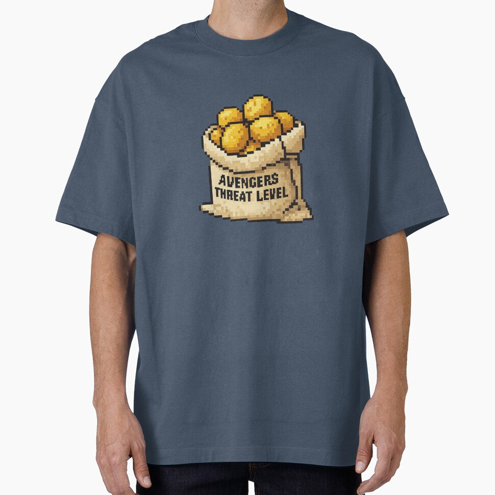 Avengers Threat Level Casual Print T-Shirt