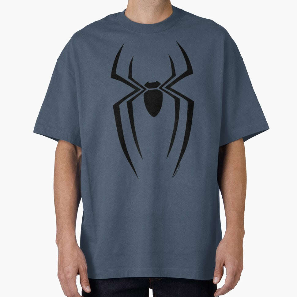 Black Spider Symbol Retro Style Tee