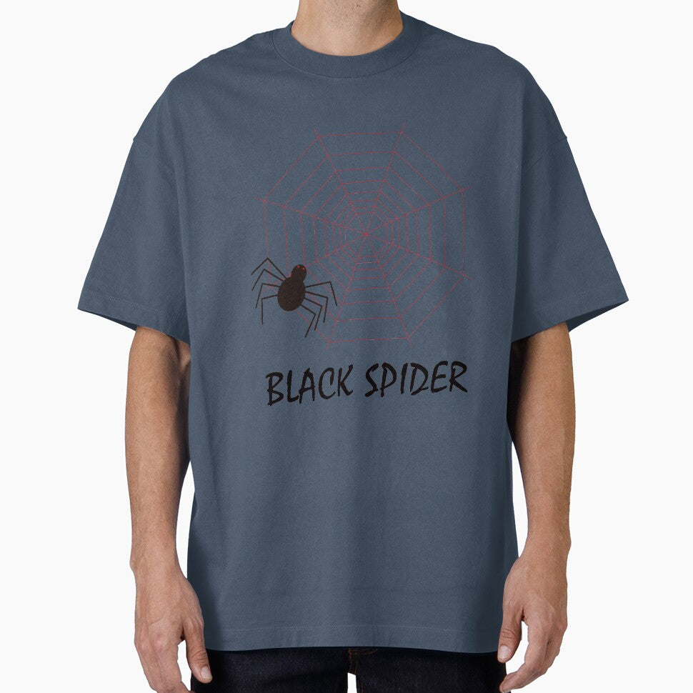 Black Spider Graphic T-Shirt
