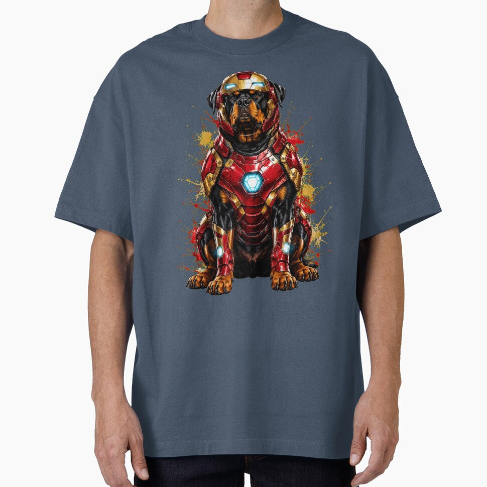 Dog Iron Casual Print T-Shirt