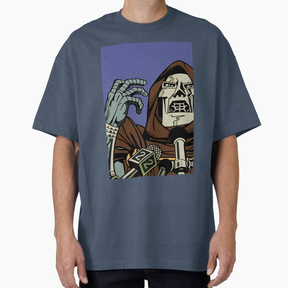 DOOM! Comic Book Supervillain Pop Art Classic Graphic Shirt