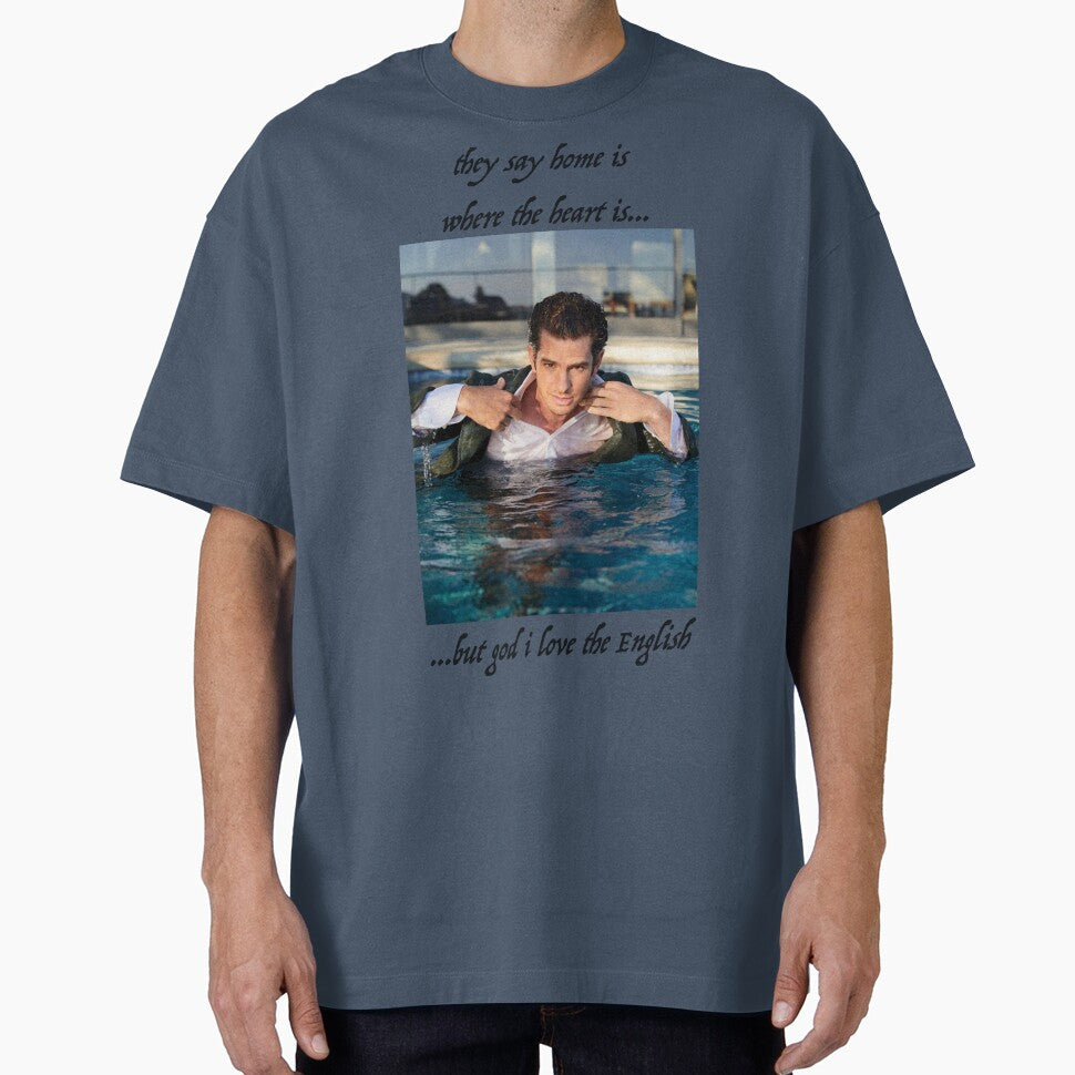 Andrew Garfield Photoshoot Casual Print T-Shirt