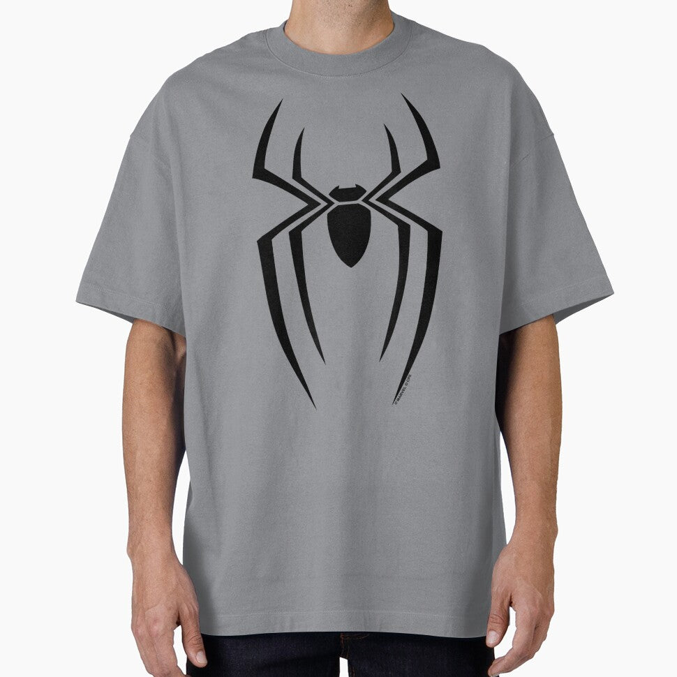 Black Spider Symbol Retro Style Tee