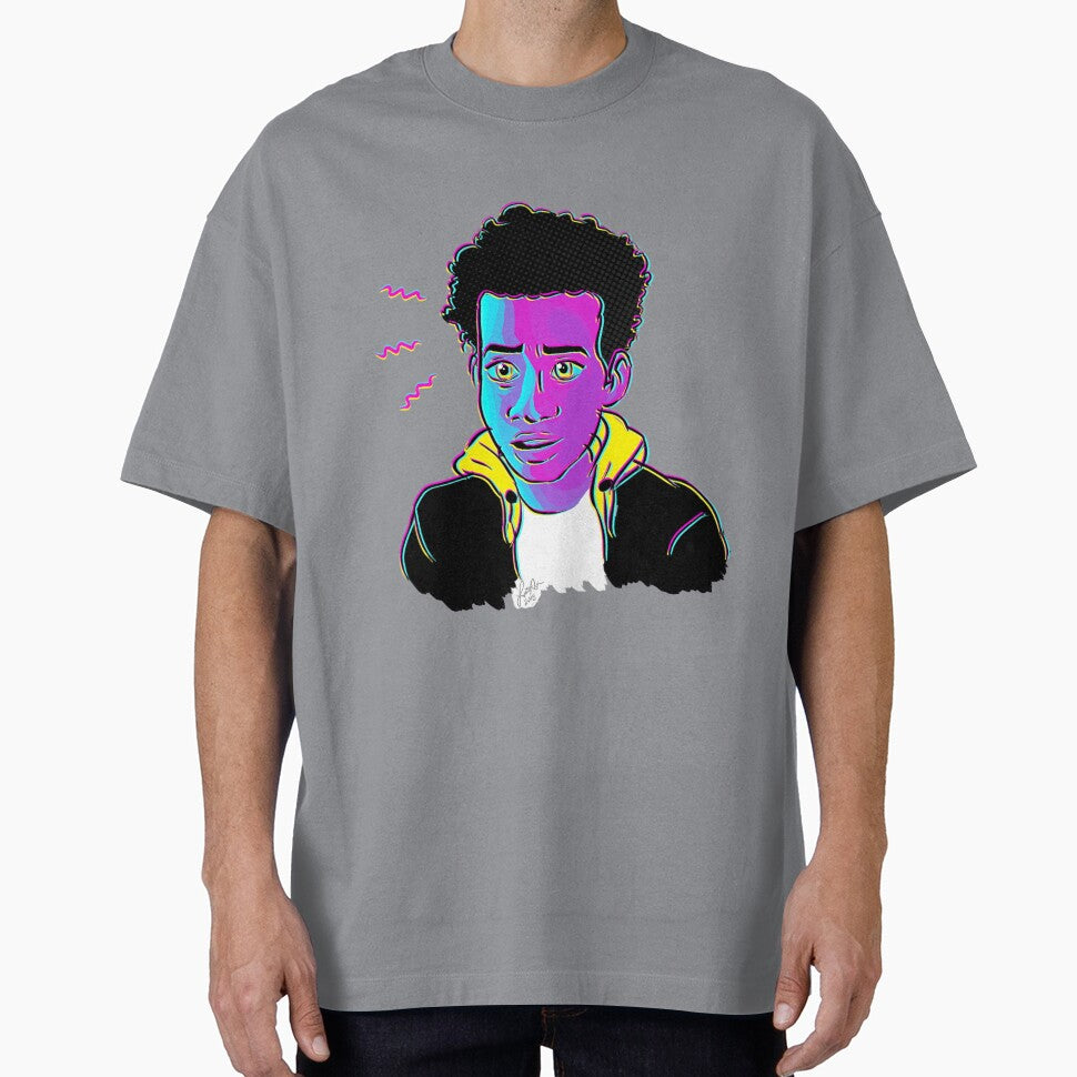 Cmyk Miles Morales Casual Print T-Shirt