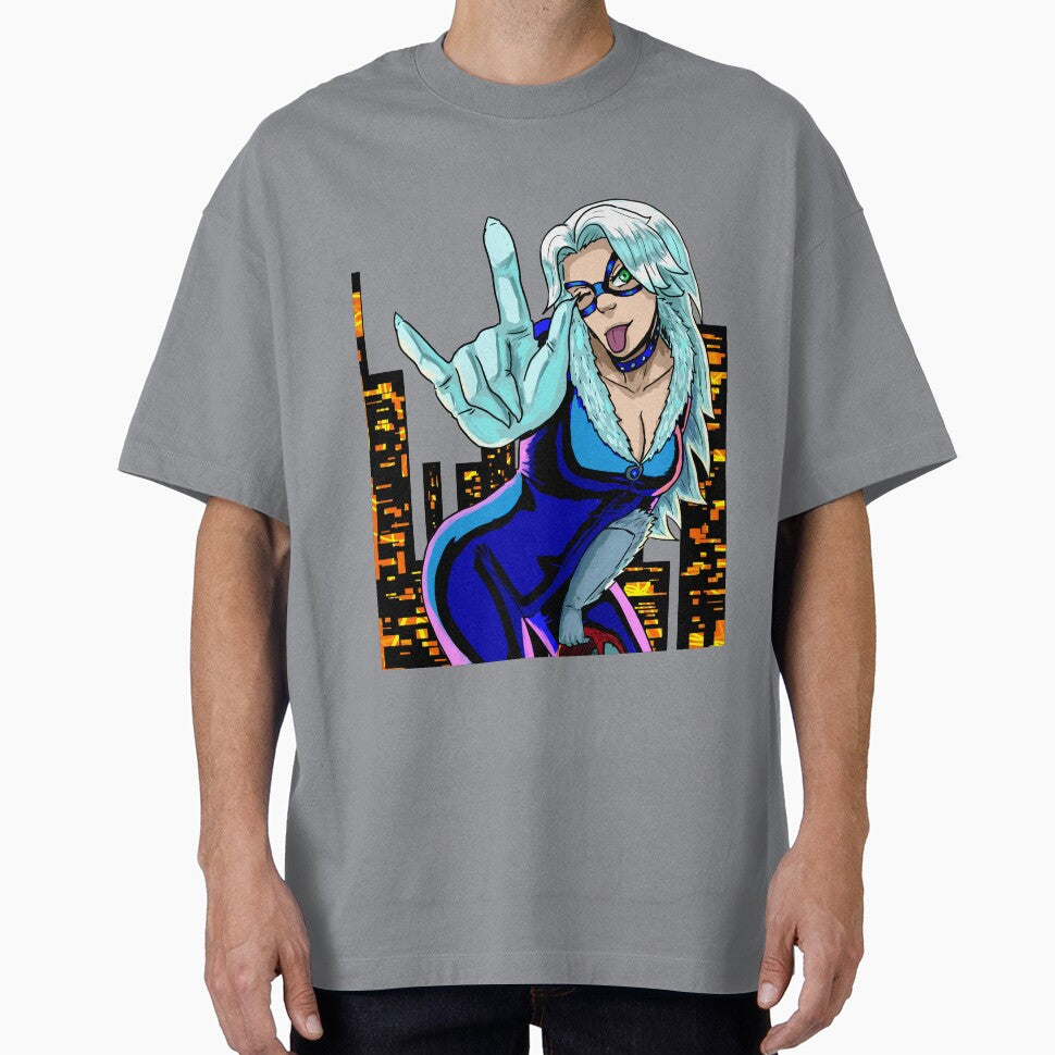 BLACK CAT Retro Style Tee