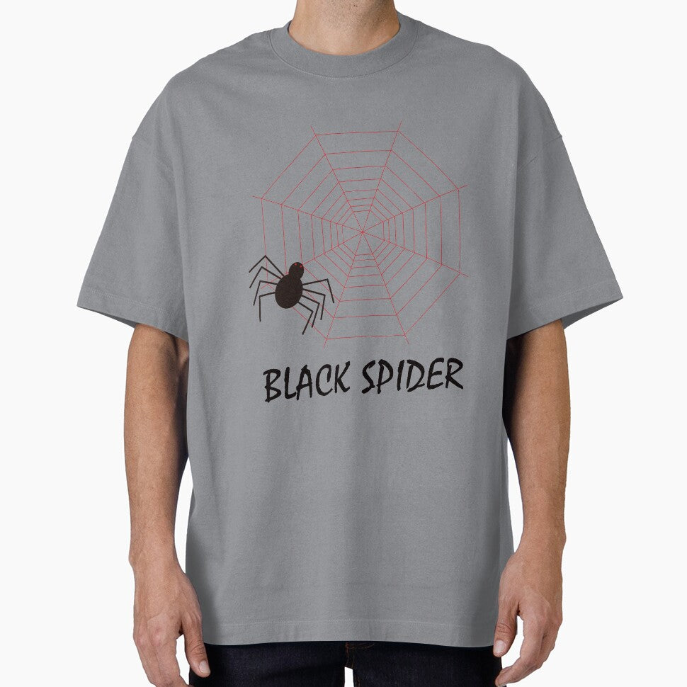 Black Spider Graphic T-Shirt