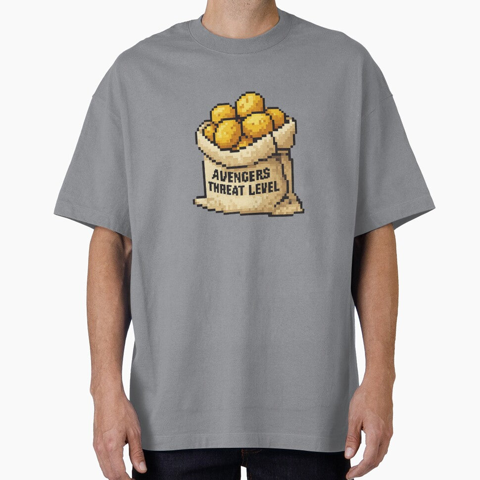 Avengers Threat Level Casual Print T-Shirt