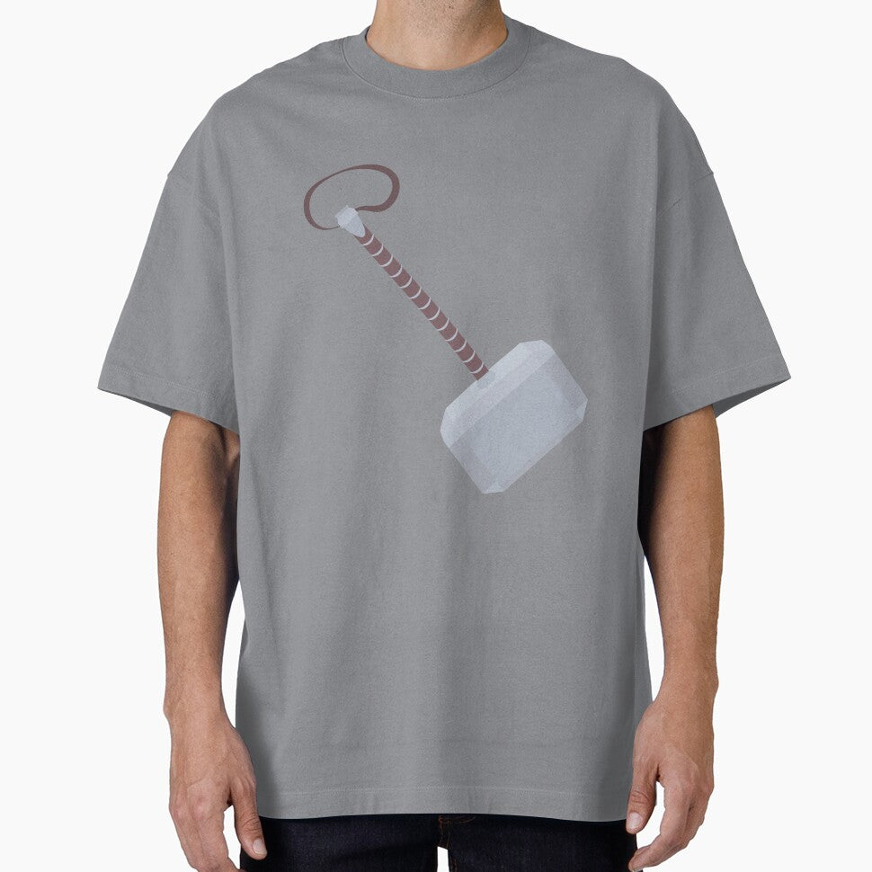 Copy of Thunder God Warrior Cartoon Character | Mythology Inspired Hero Fan Art | Thor Vintage-Inspired T-Shirt