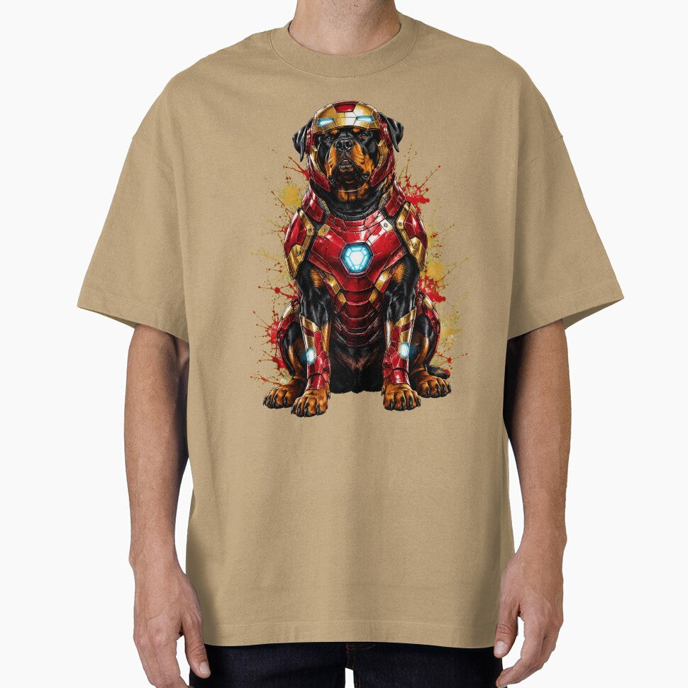 Dog Iron Casual Print T-Shirt