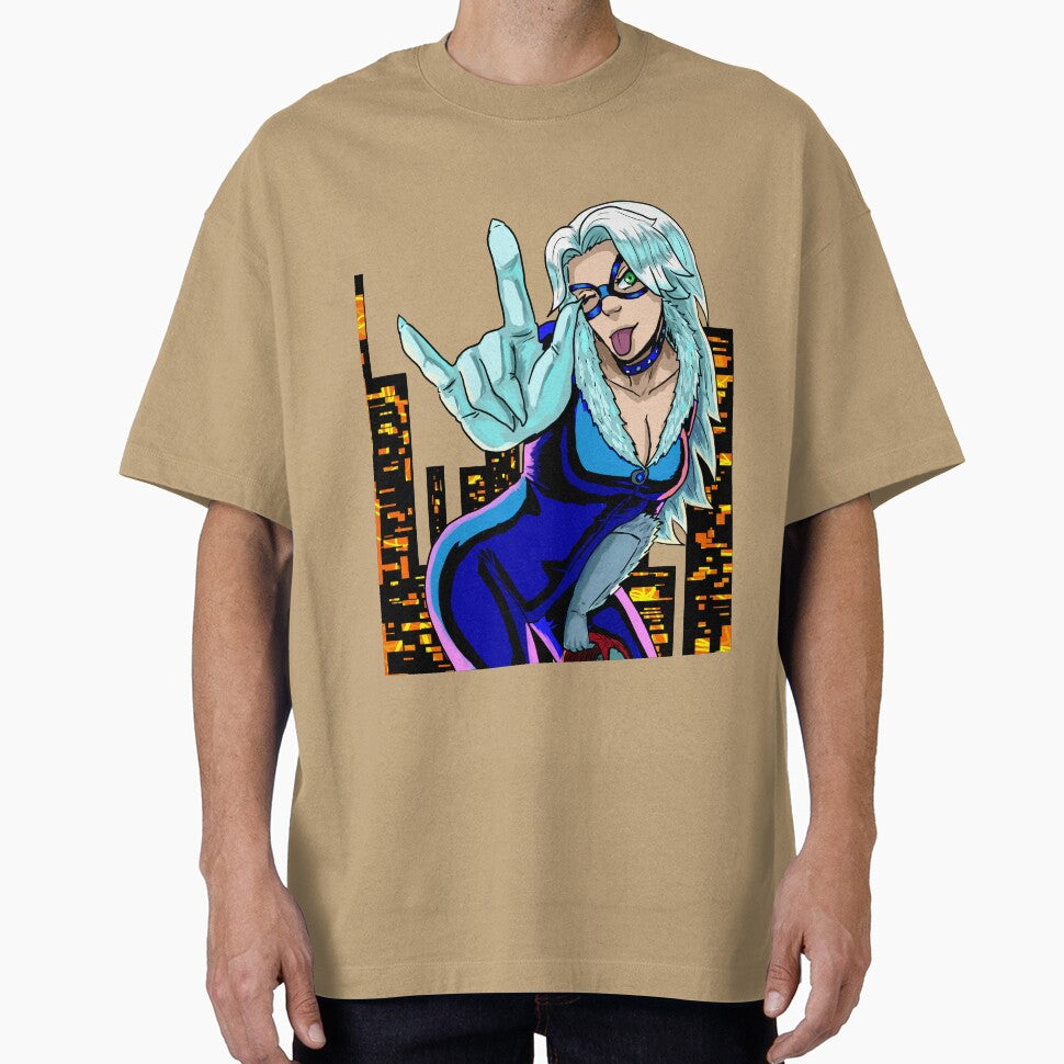 BLACK CAT Retro Style Tee