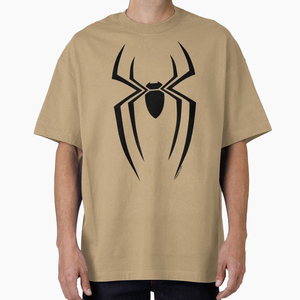 Black Spider Symbol Retro Style Tee