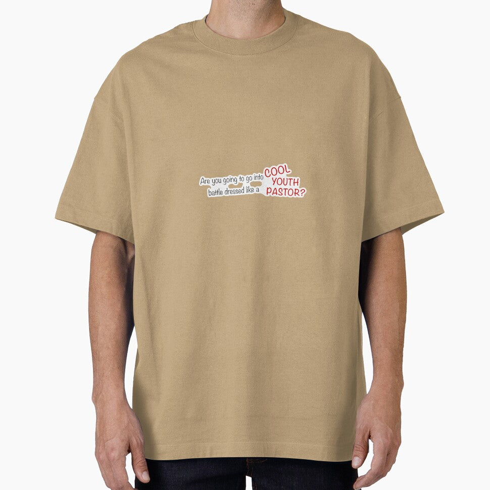 Are you going to go into battle dressed like a cool you pastor? Casual Print T-Shirt