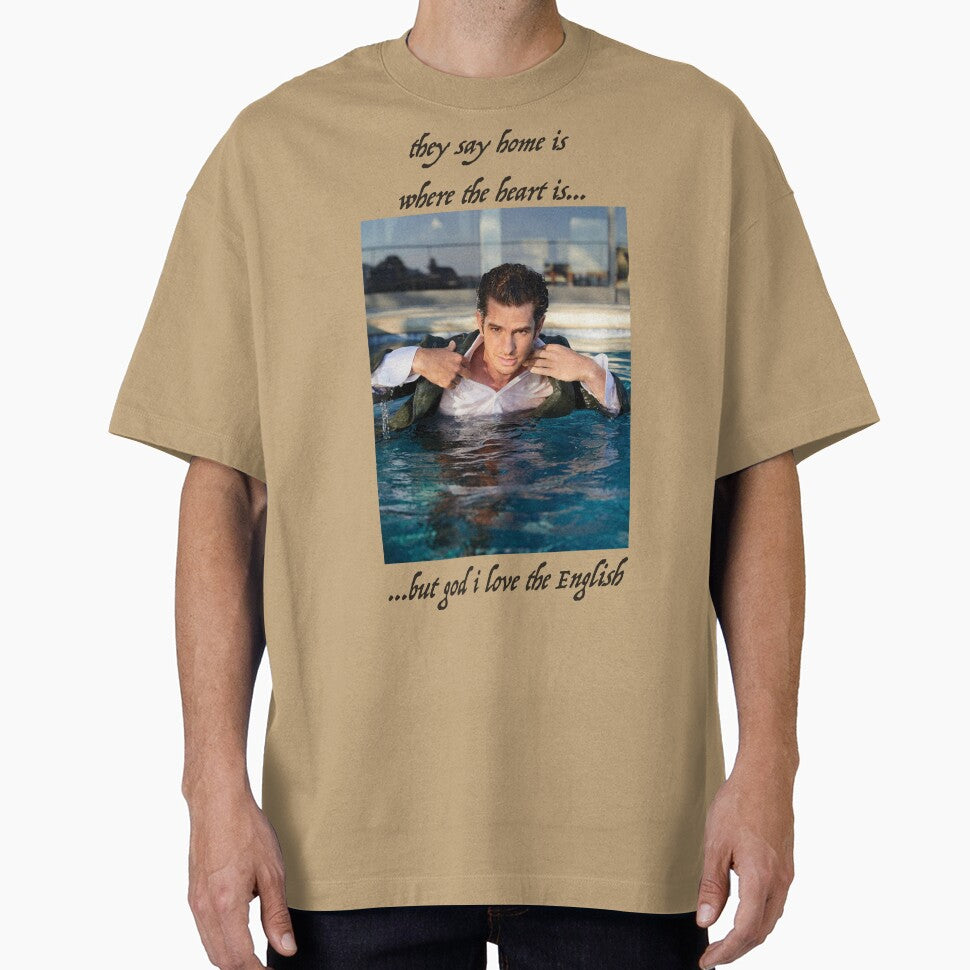 Andrew Garfield Photoshoot Casual Print T-Shirt