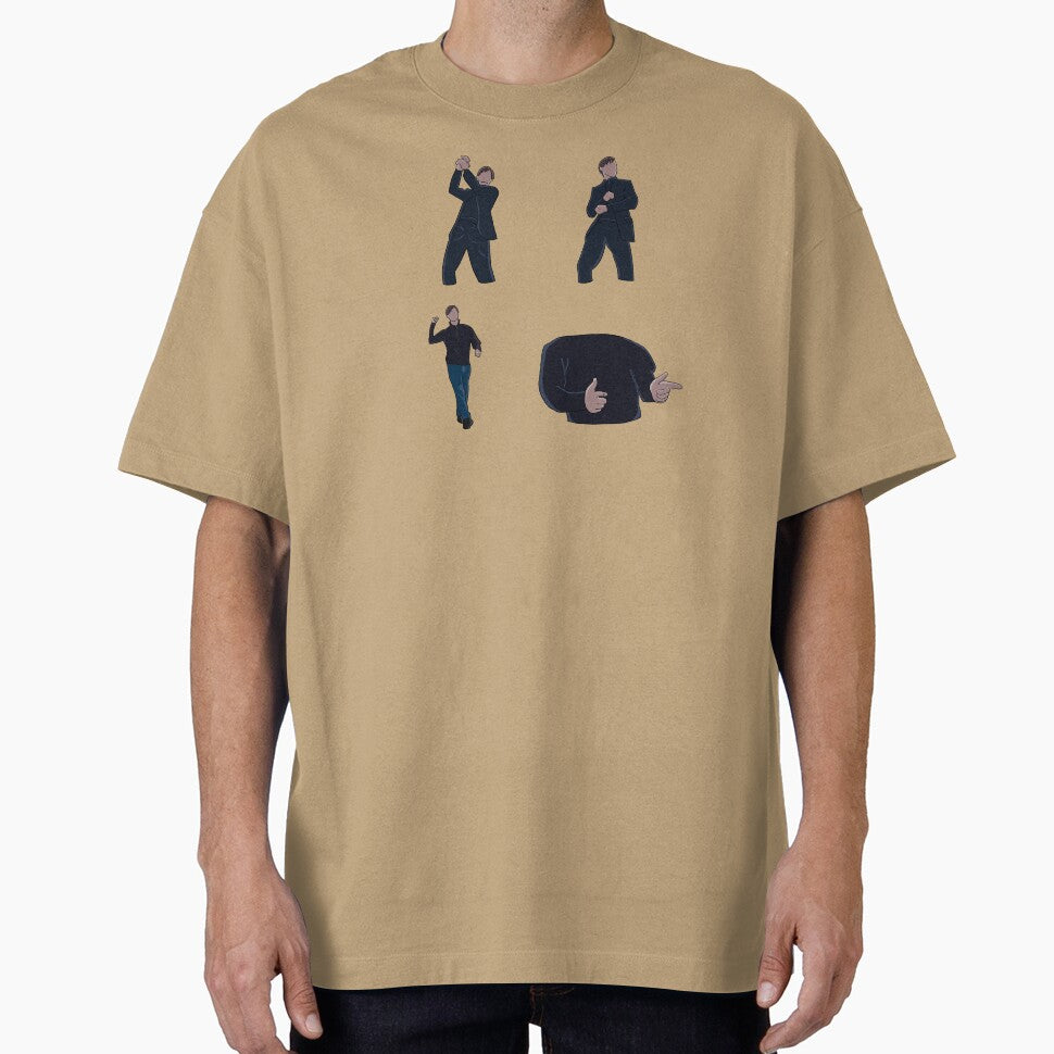 Bully Maguire Dancing Casual Print T-Shirt