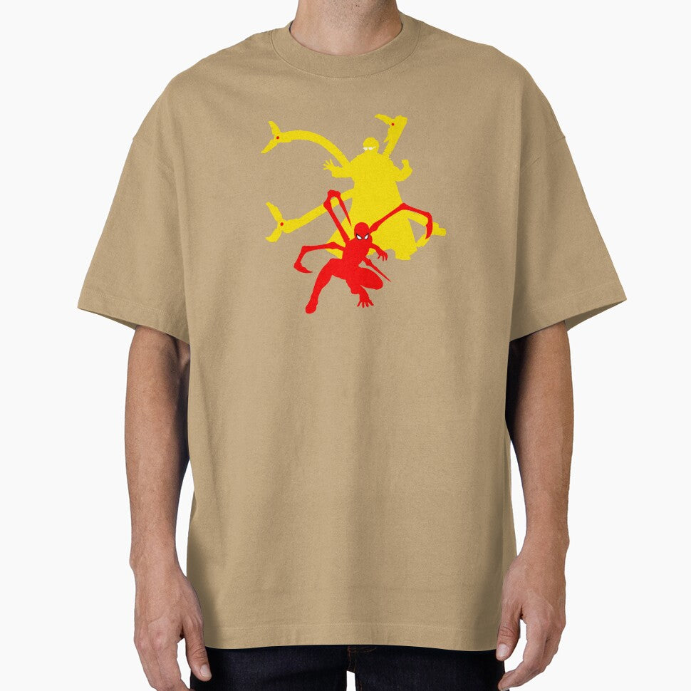 Doc Octopus and Iron Spider Casual Print T-Shirt