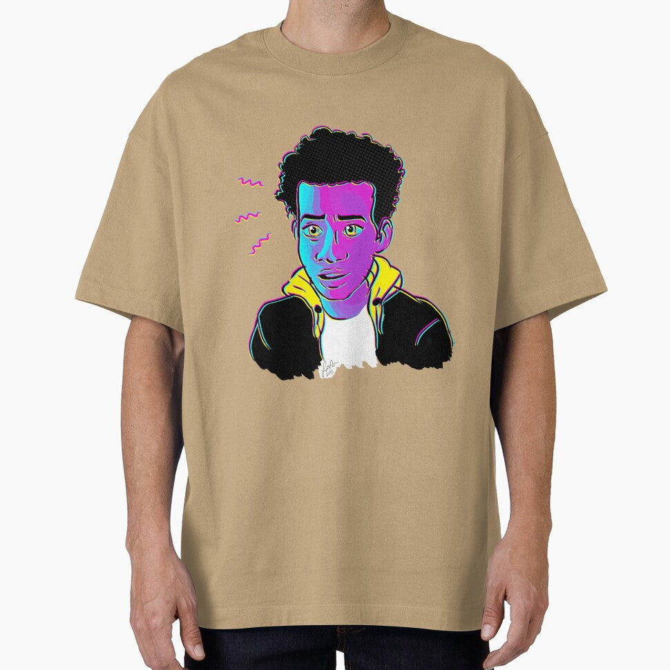 Cmyk Miles Morales Casual Print T-Shirt