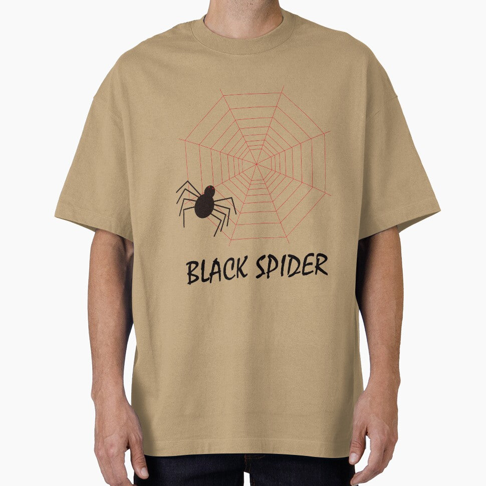 Black Spider Graphic T-Shirt