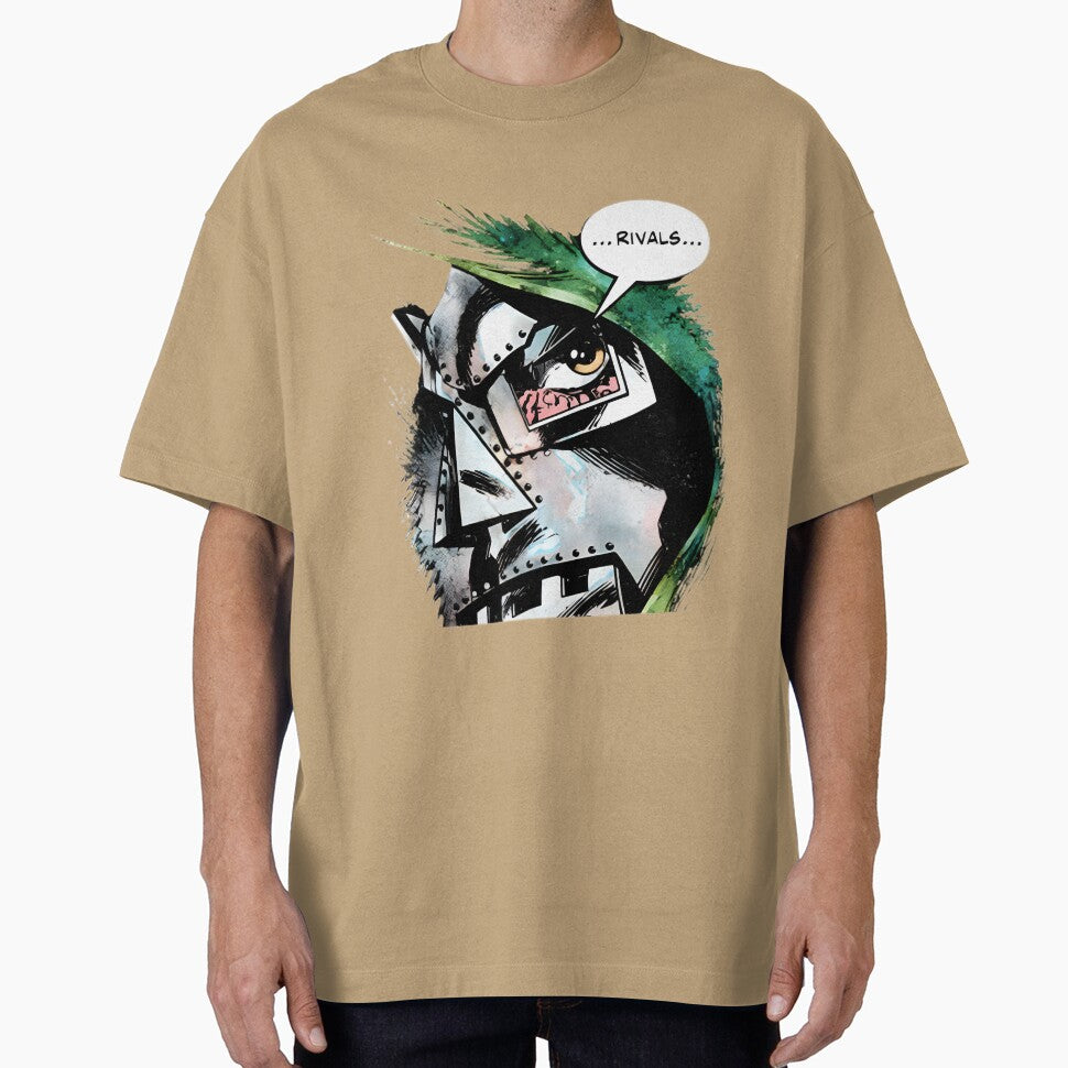 Dr Doom Marvel Villain Graphic Illustration | ????? Casual Print T-Shirt