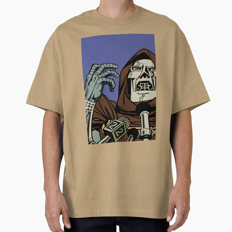 DOOM! Comic Book Supervillain Pop Art Classic Graphic Shirt