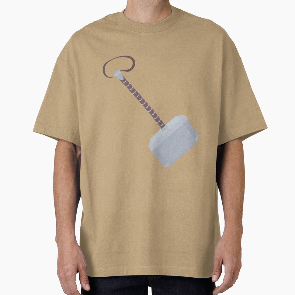 Copy of Thunder God Warrior Cartoon Character | Mythology Inspired Hero Fan Art | Thor Vintage-Inspired T-Shirt