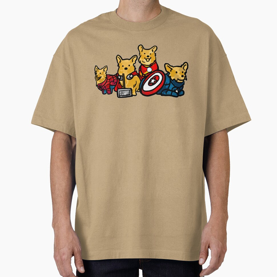 Corgs Assemble Graphic T-Shirt