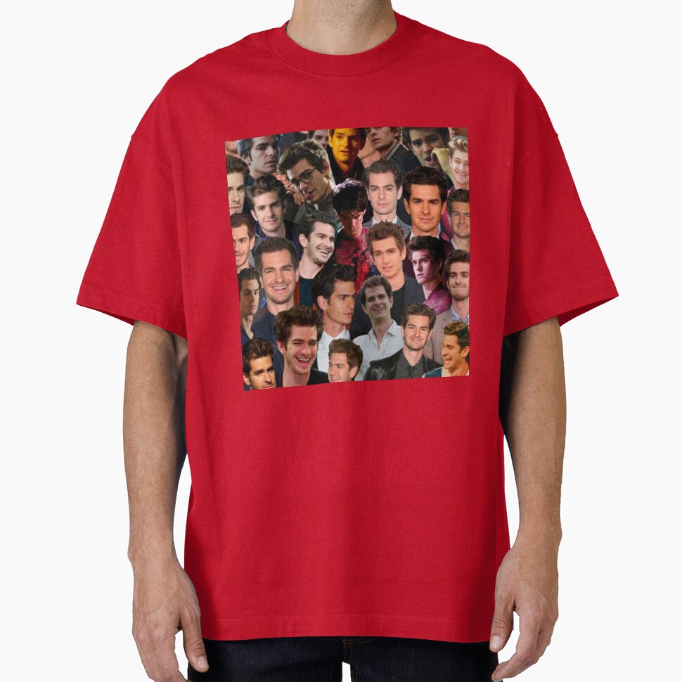 andrew garfield collage Casual Print T-Shirt