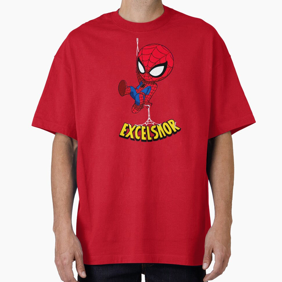 Chibi Spiderman Casual Print T-Shirt
