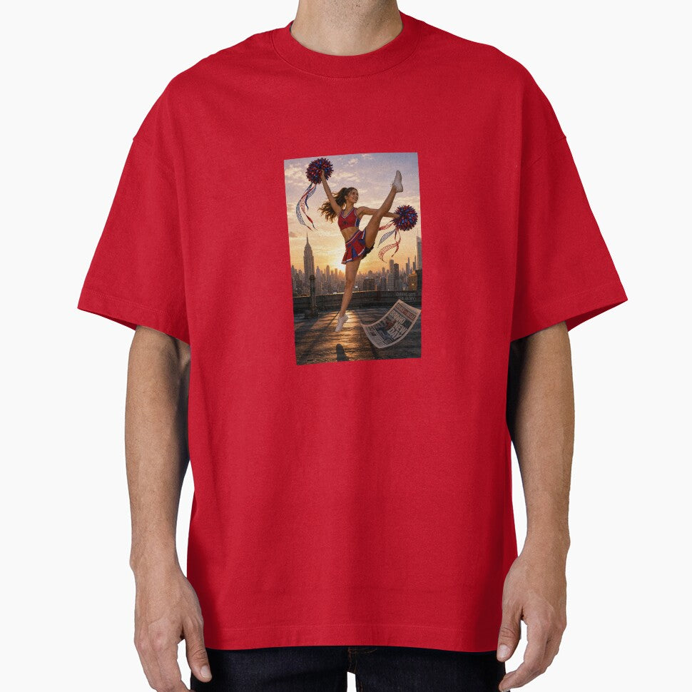 Cheerleader in Red Uniform Spiderman Brand New Day Vintage-Inspired T-Shirt